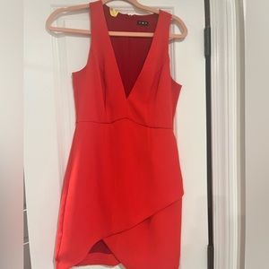 NBD red dress body con